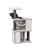 Juliano standing scratching post 115 cm with bed and hammock