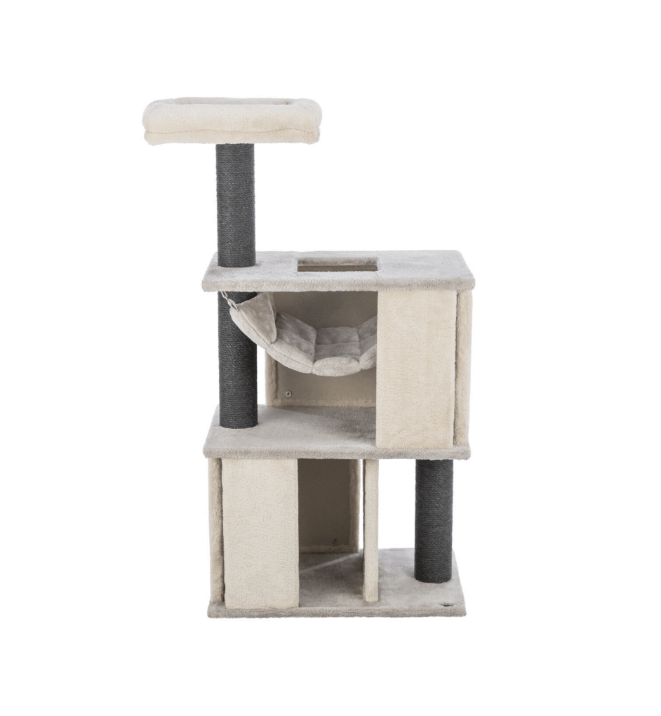 Juliano standing scratching post 115 cm with bed and hammock