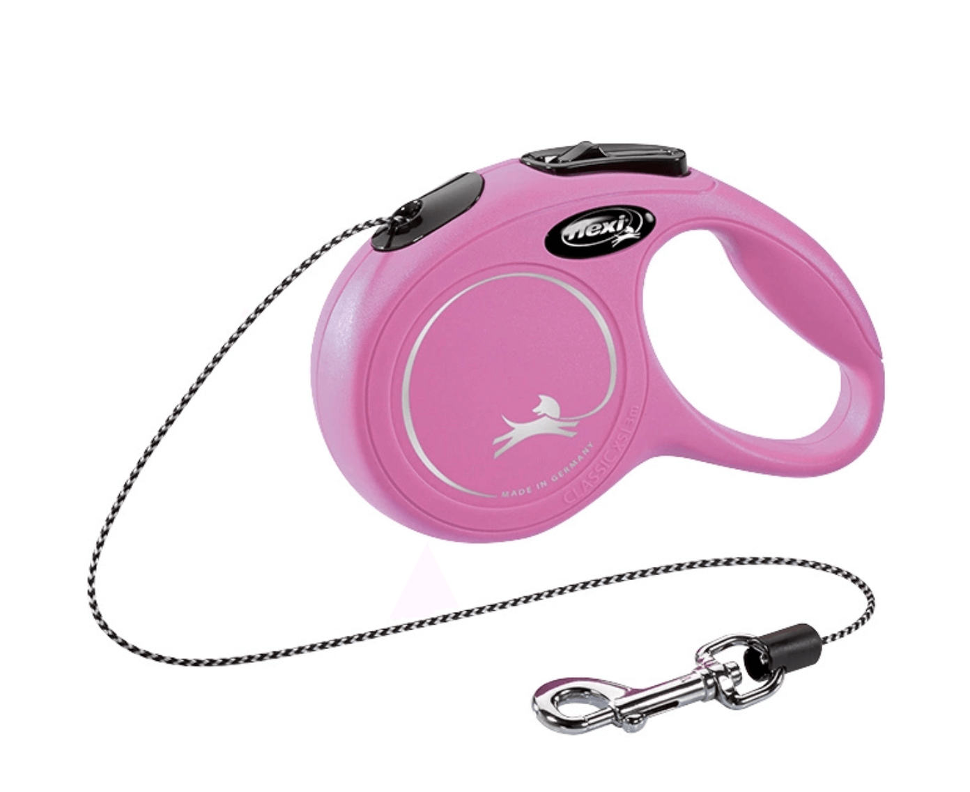 FLEXI NEW CLASSIC XS pink 3m Leash for Small Dogs