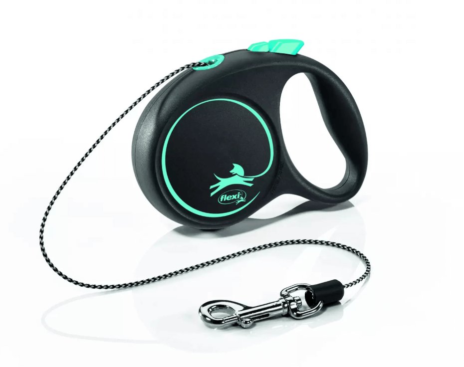 FLEXI Black Design XS 3m blue dog leash