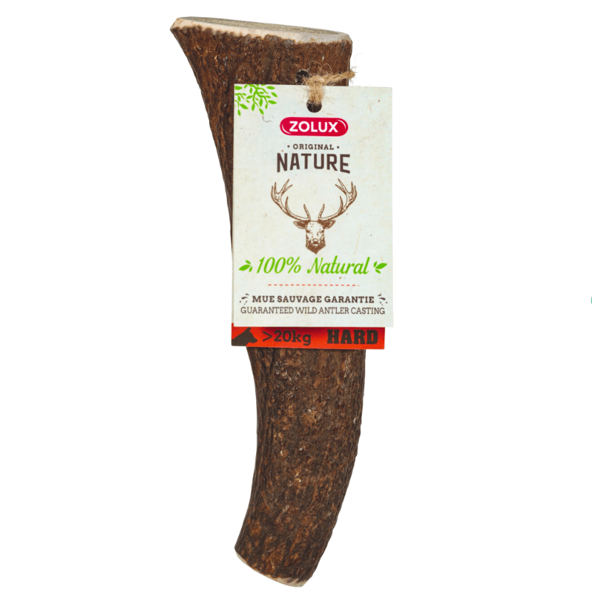 Zolux Deer Hard Harrow for a large dog - Natural teether
