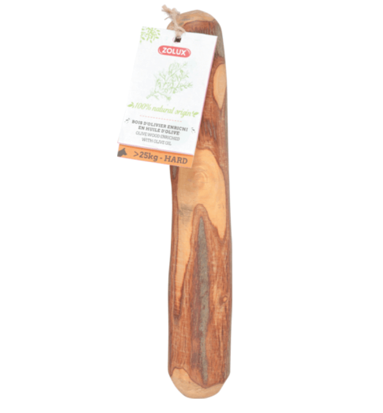 Zolux olive tree teether L - natural for a dog> 25 kg