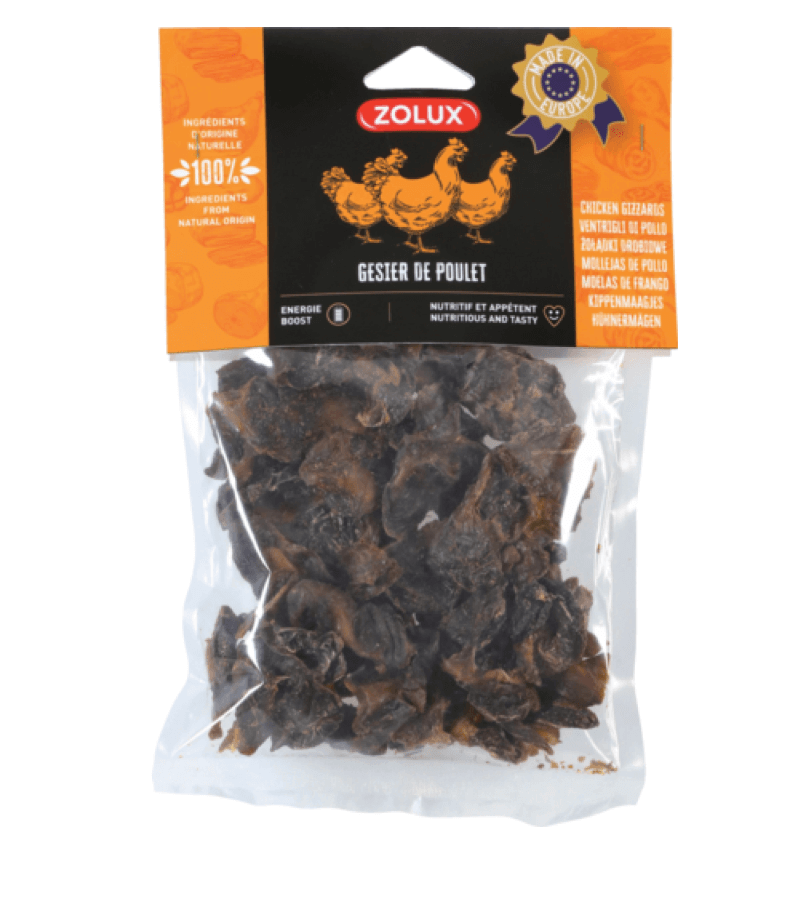 Poulet gastrique Zolux 150 g - une délicatesse naturelle pour un chien