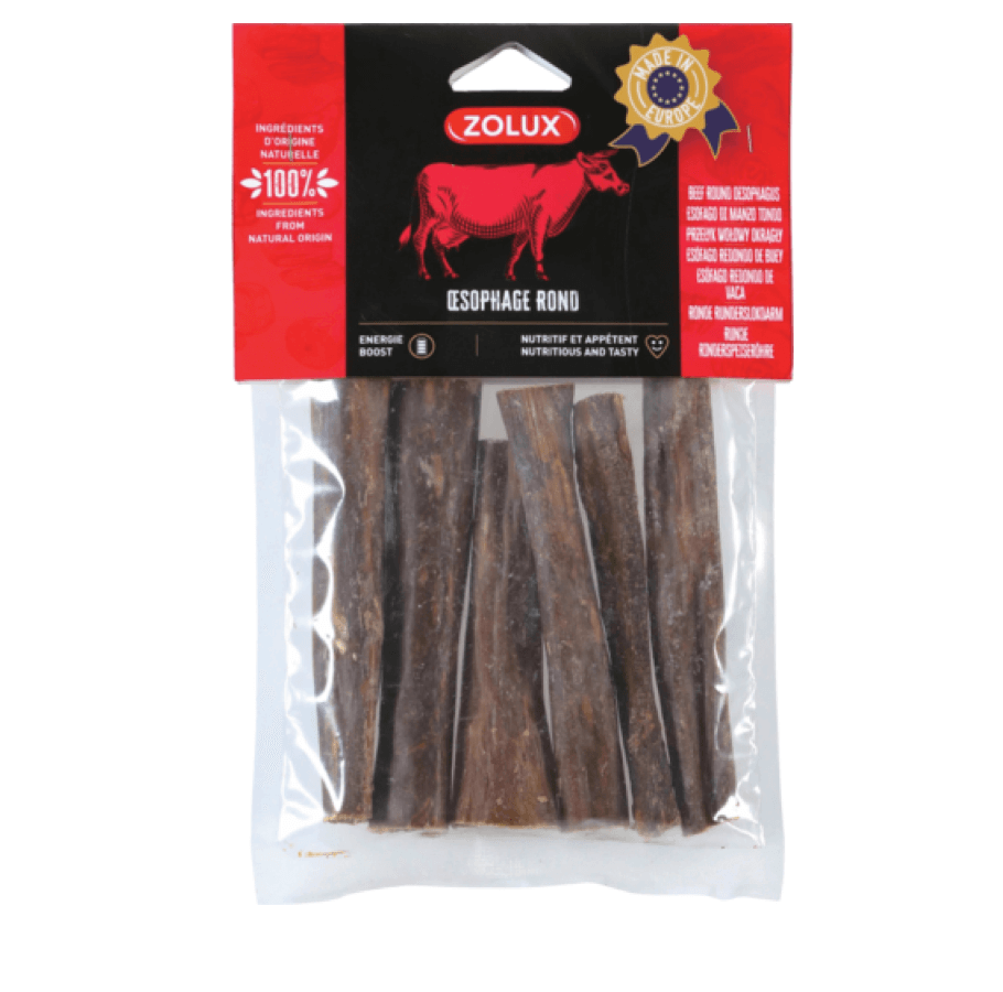 Zolux Delicatura naturale per un cane Esofago di un cane Round 100 g