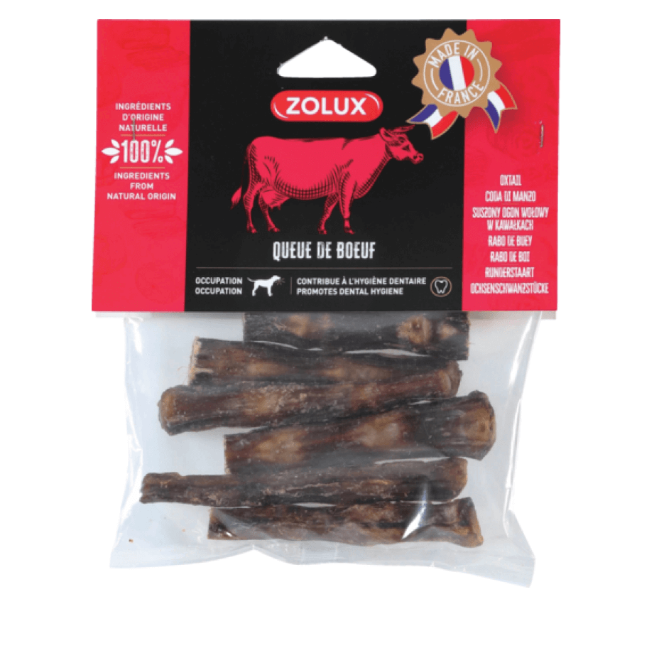 Zolux natural delicacy for dog beef tail 150 g