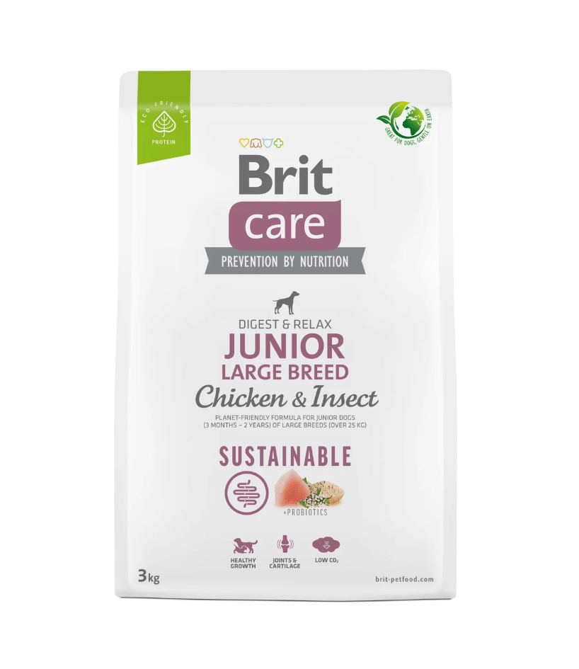 Brit Care Junior Large - chicken and insects, healthy development