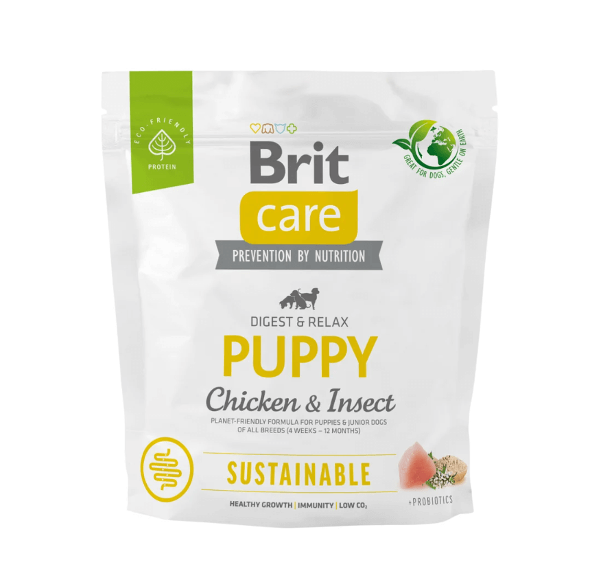 Brit Care Puppy - chicken and insects, a healthy start of life