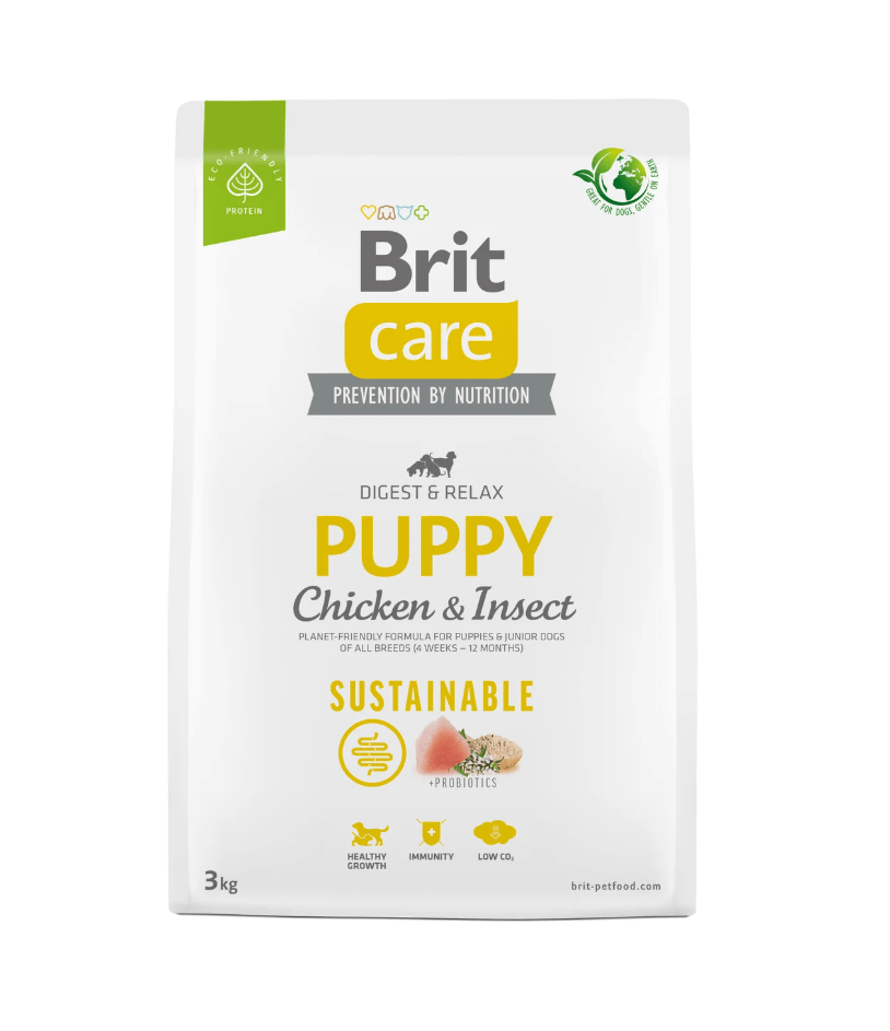 Brit Care Puppy - chicken and insects, a healthy start of life