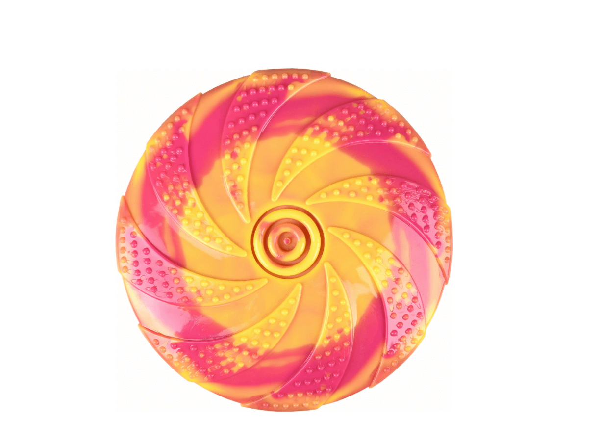Flamingo Frisbee TPR - rubber frisbee for a dog