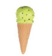 Flamingo latex ice cream - a squeaking toy for a dog