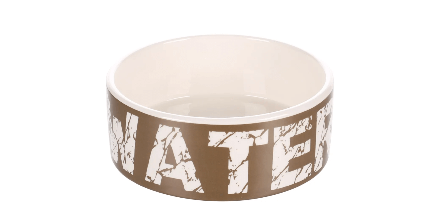 Flamingo Kyra ceramic bowl for a dog