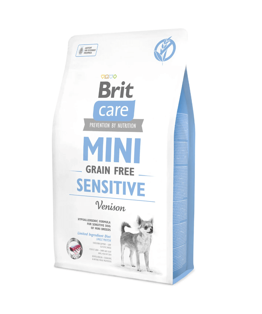 BRIT CARE Mini Sensitive venison - a dog -free food for a dog