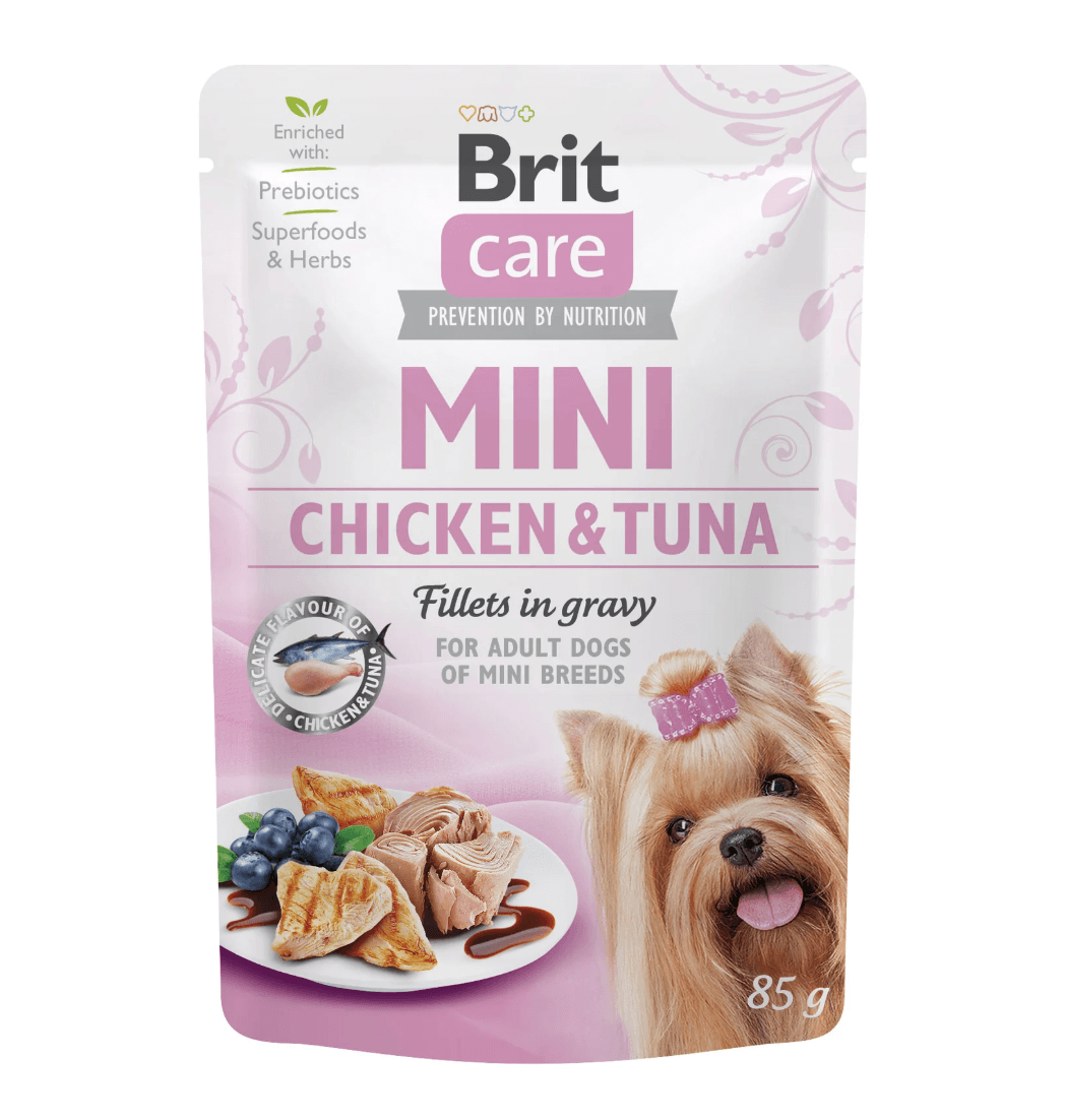 Brit Mini Chicken & Tuna - Shake for Dogs Mini 85G