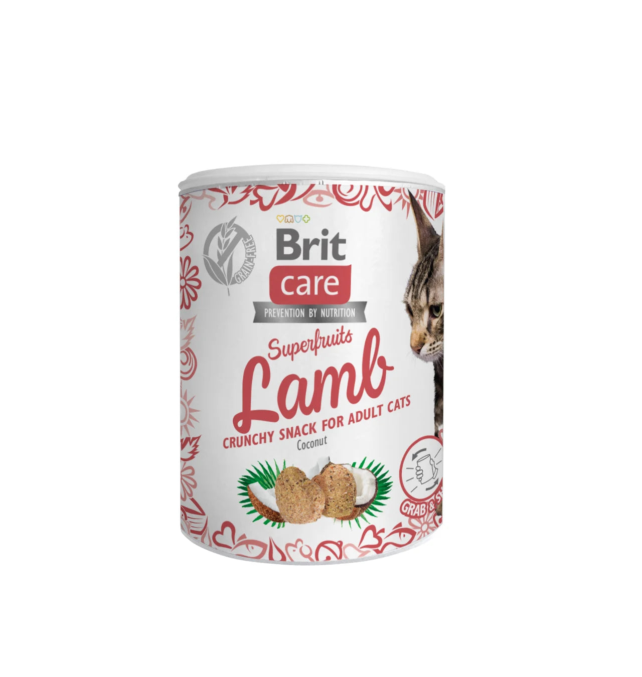 BRIT CARE LAMB 100G - Crunchy treats for cats