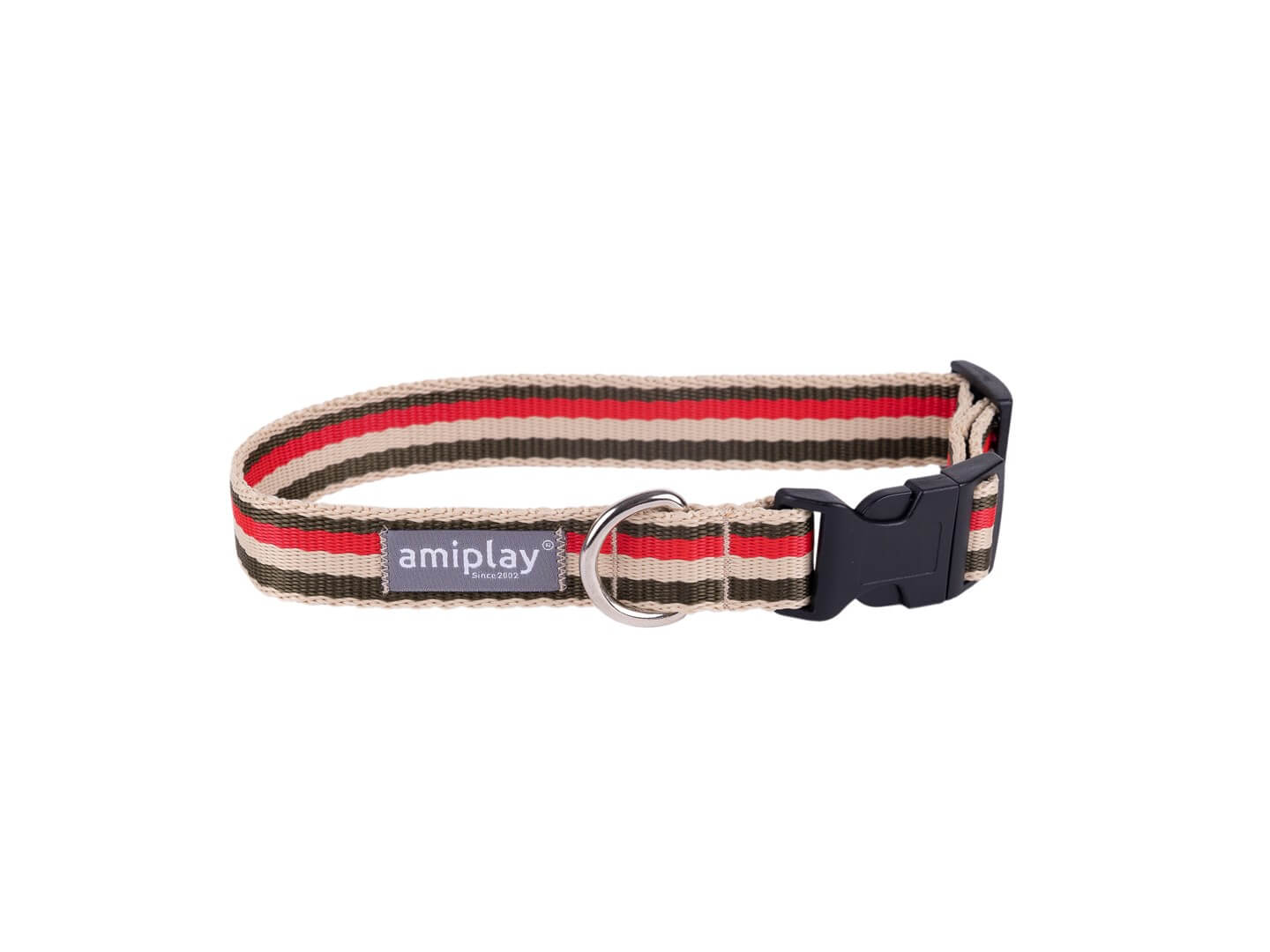 Adjustable dog collar Popular in Red-olive color