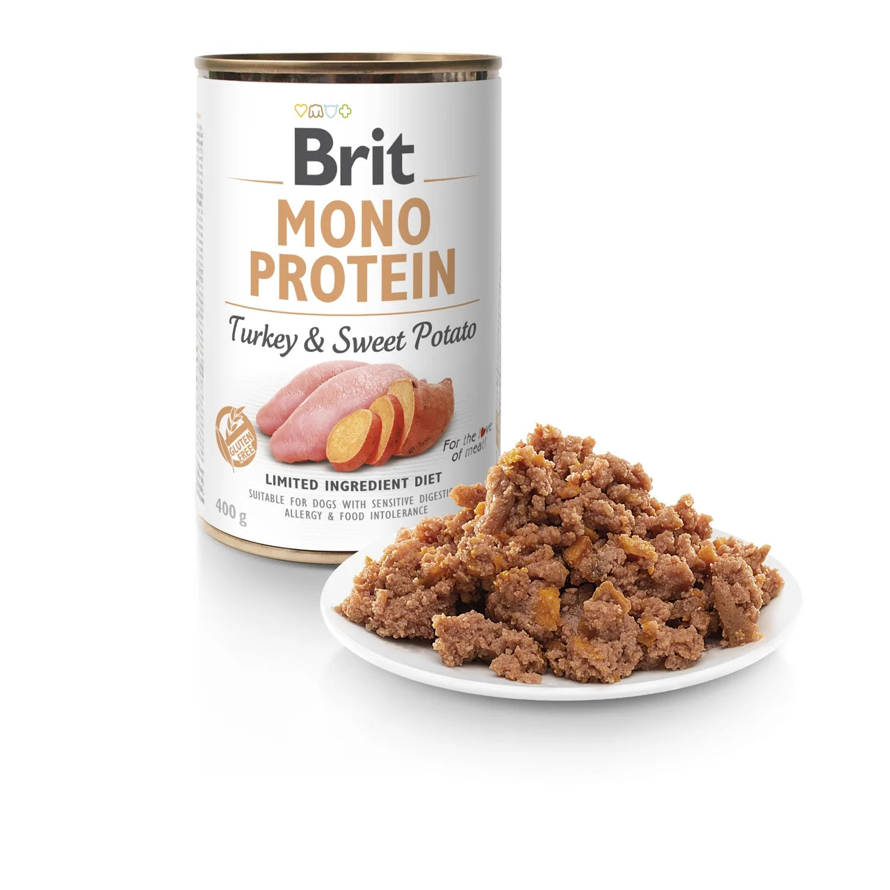 Brit Mono Turkey - a turkey and sweet potato food for dogs