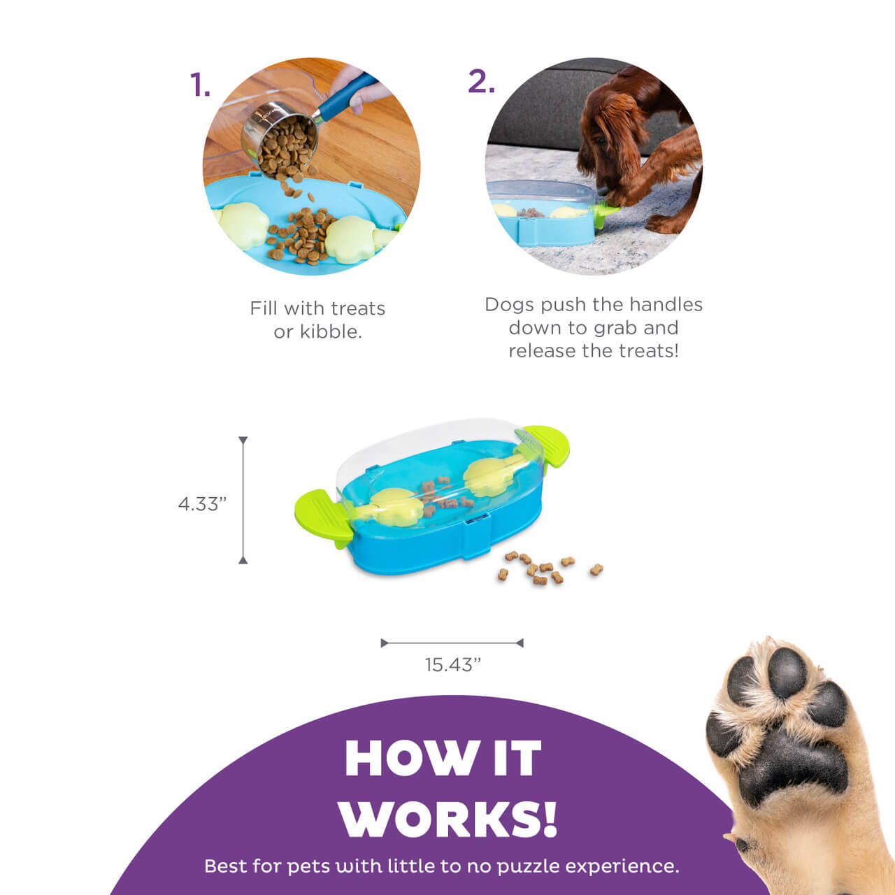 Nina Ottosson Paw N' Play - Interactive Dog Game