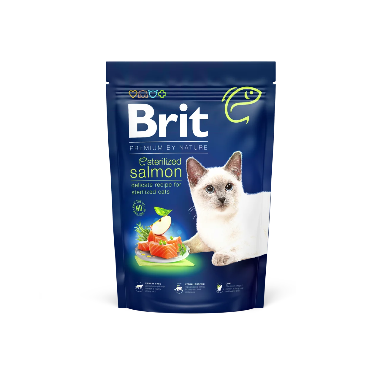 Brit cat sterilized salmon - salmon food for cats after sterilization