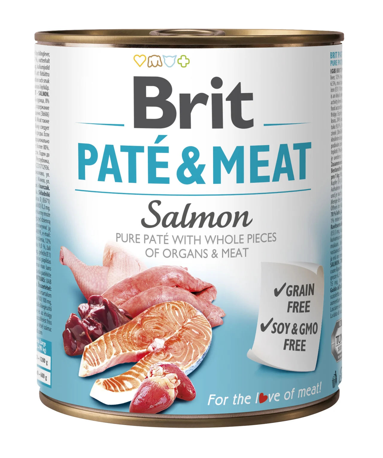 Brit Pate Salmon - Wet Salmon and Chicken Food