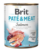 Brit Pate Salmon - Wet Salmon and Chicken Food