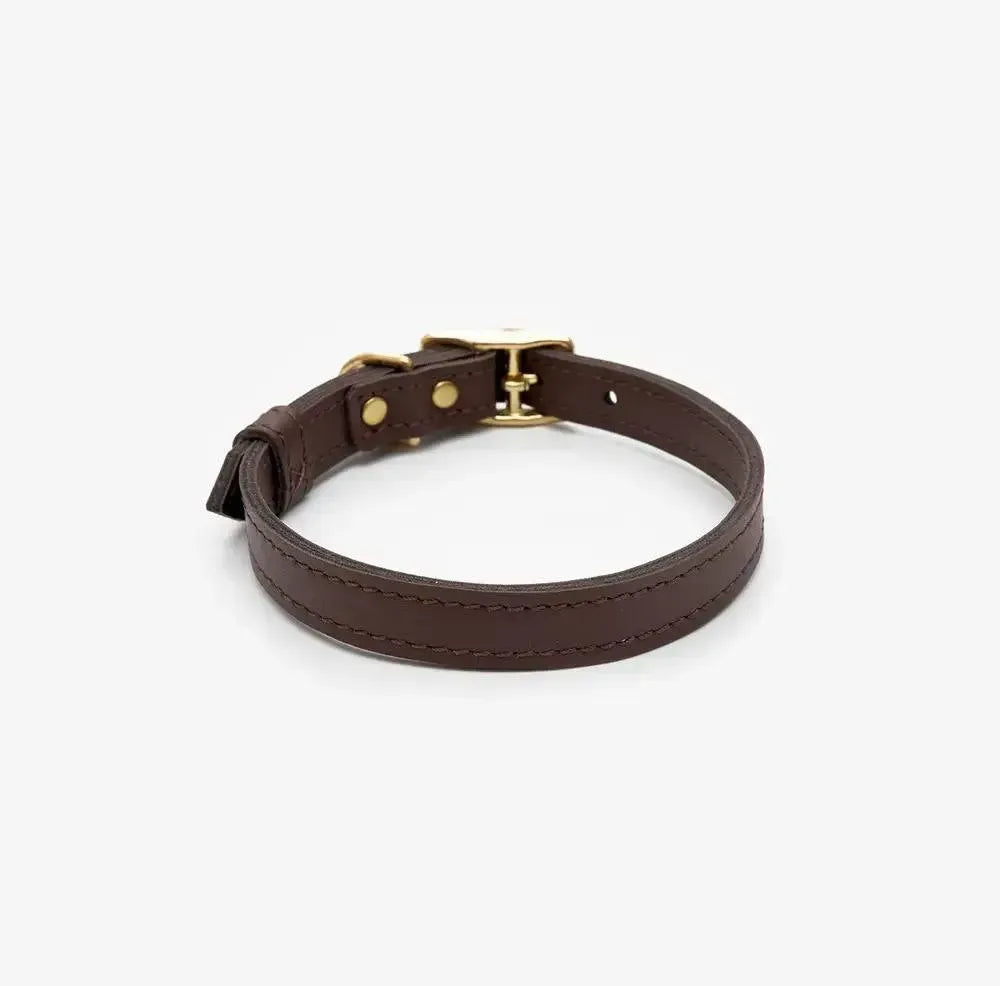 "Classy" dog collar - elegance, durability and hand-made