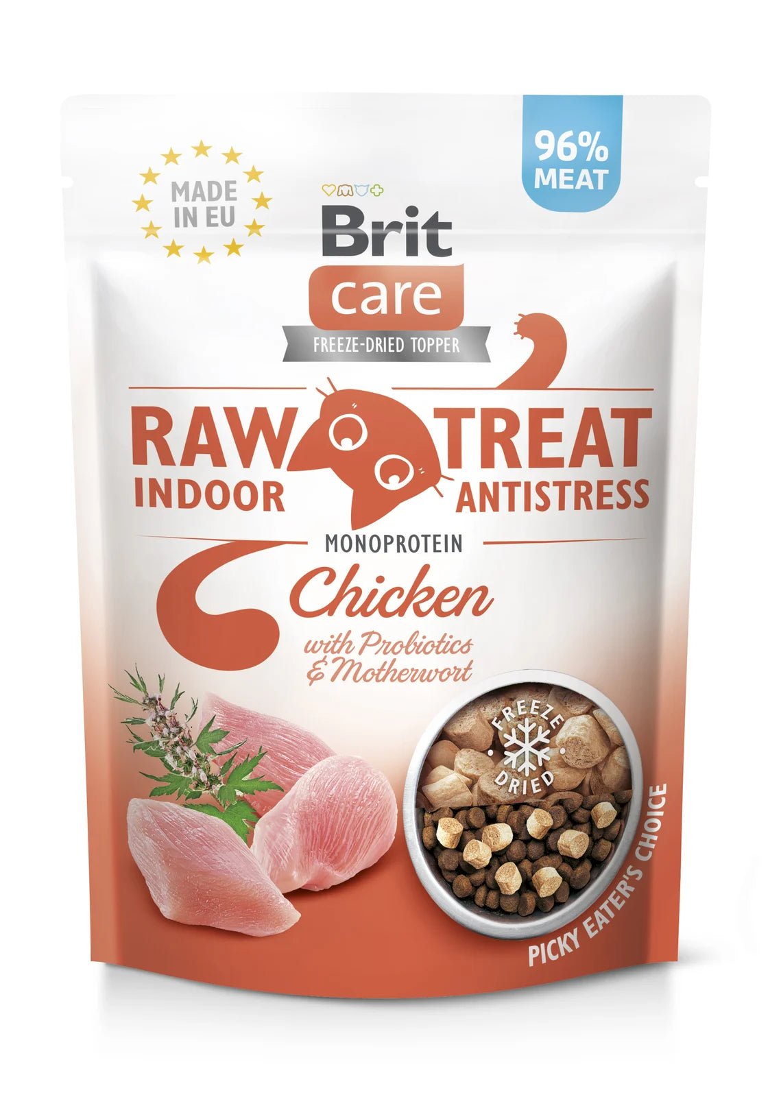Brit Raw Treat Cat Antistress - chicken, 40g