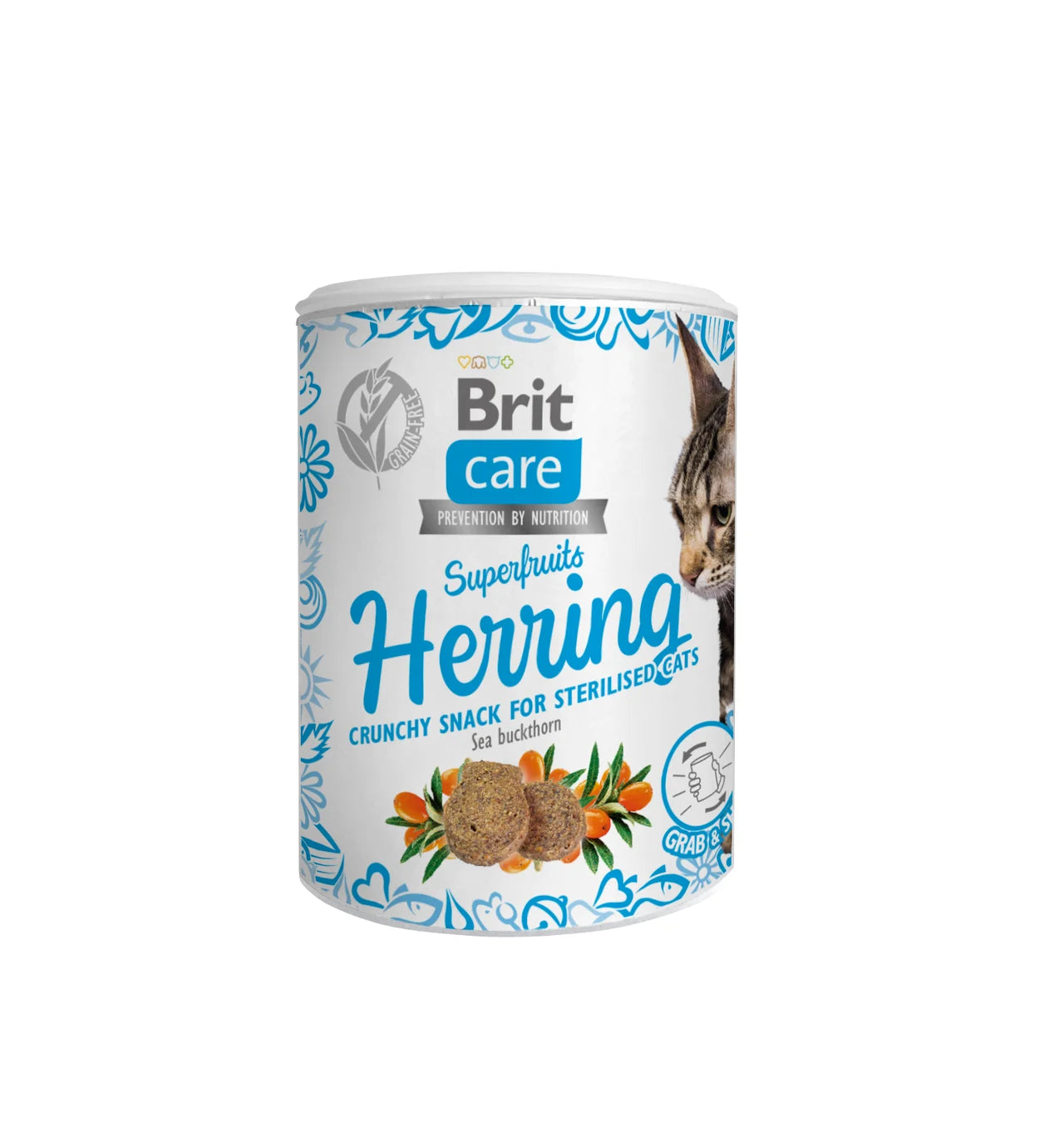 Brit Care Superfruits Herring 100g - Cat delicacy
