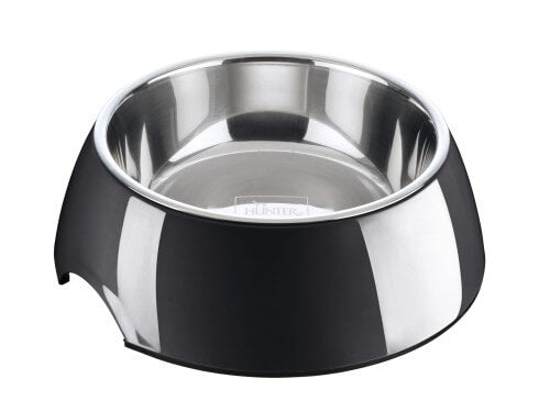 Hunter Melamine Bowl Black - Non-slip and Hygienic