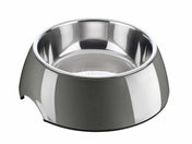 Hunter Melamine Dog Bowl Gray