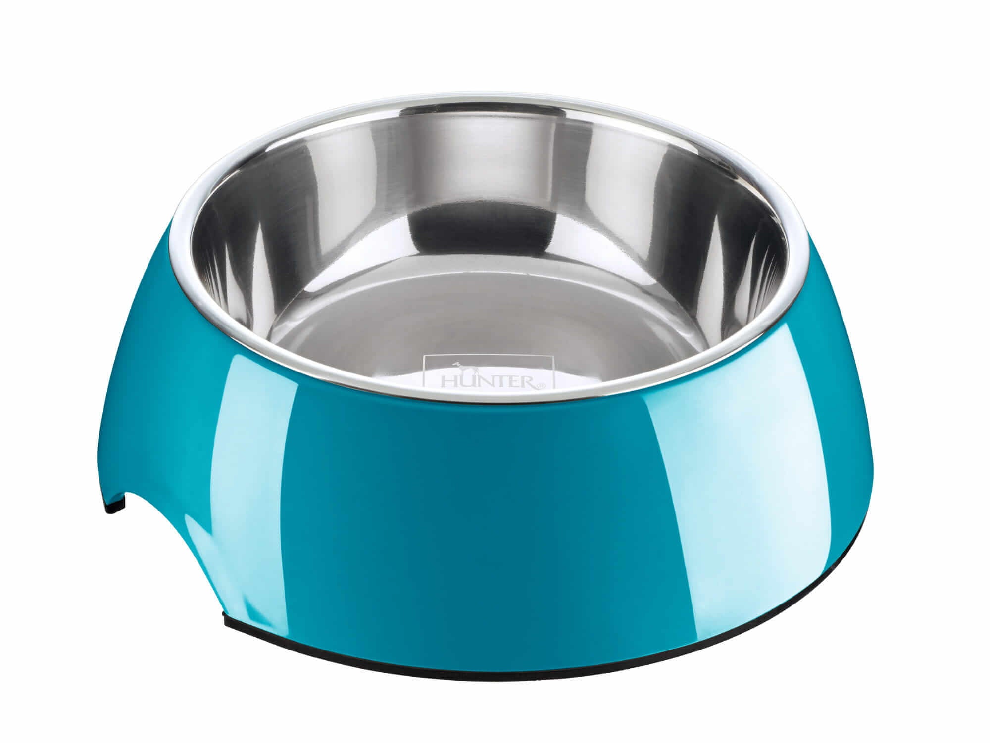 Hunter Melamine Turquoise Dog Bowl