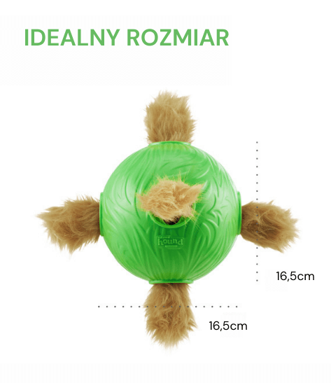 Nina Ottosson Dog Snuffle Treat Ball – Large Green