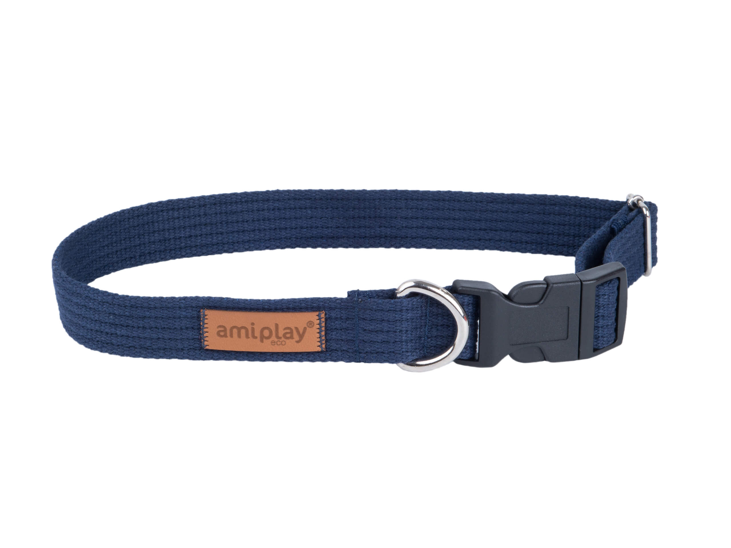 Cotton adjustable dog collar - S -XL sizes