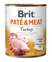 Brit Pate Turkey - wet food with turkey and chicken