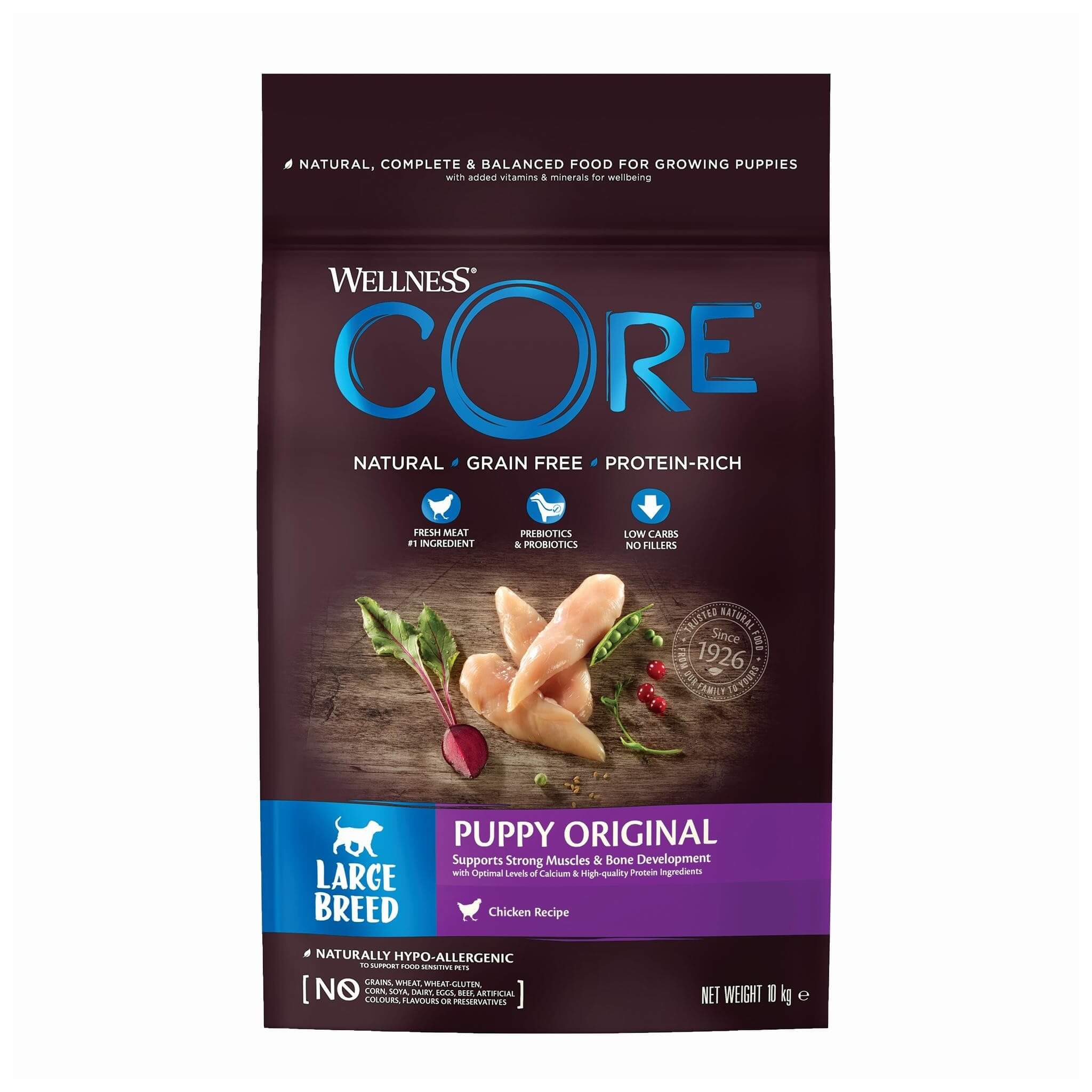 Wellness CORE Large Breed Puppy – Chicken 10kg