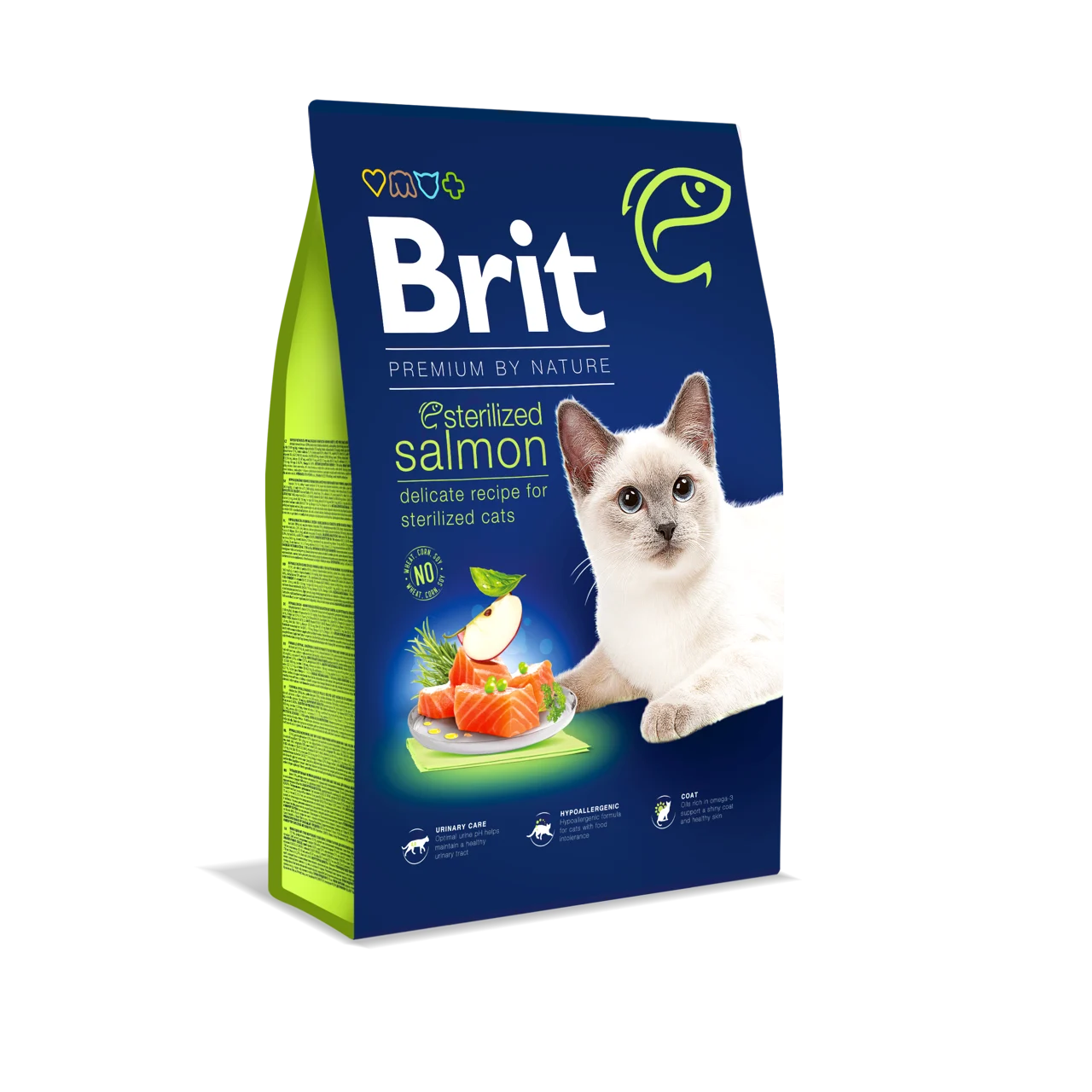 Brit cat sterilized salmon - salmon food for cats after sterilization