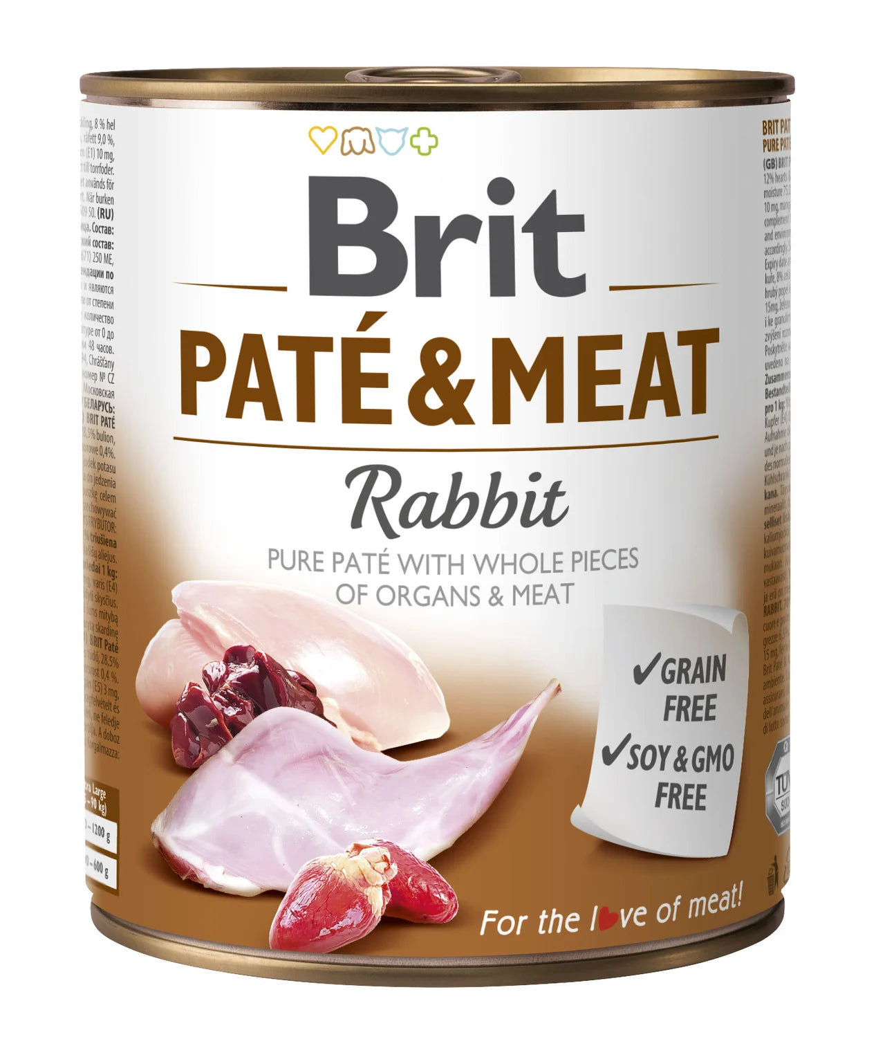 Brit Pate Rabbit - wet food with rabbit and chicken