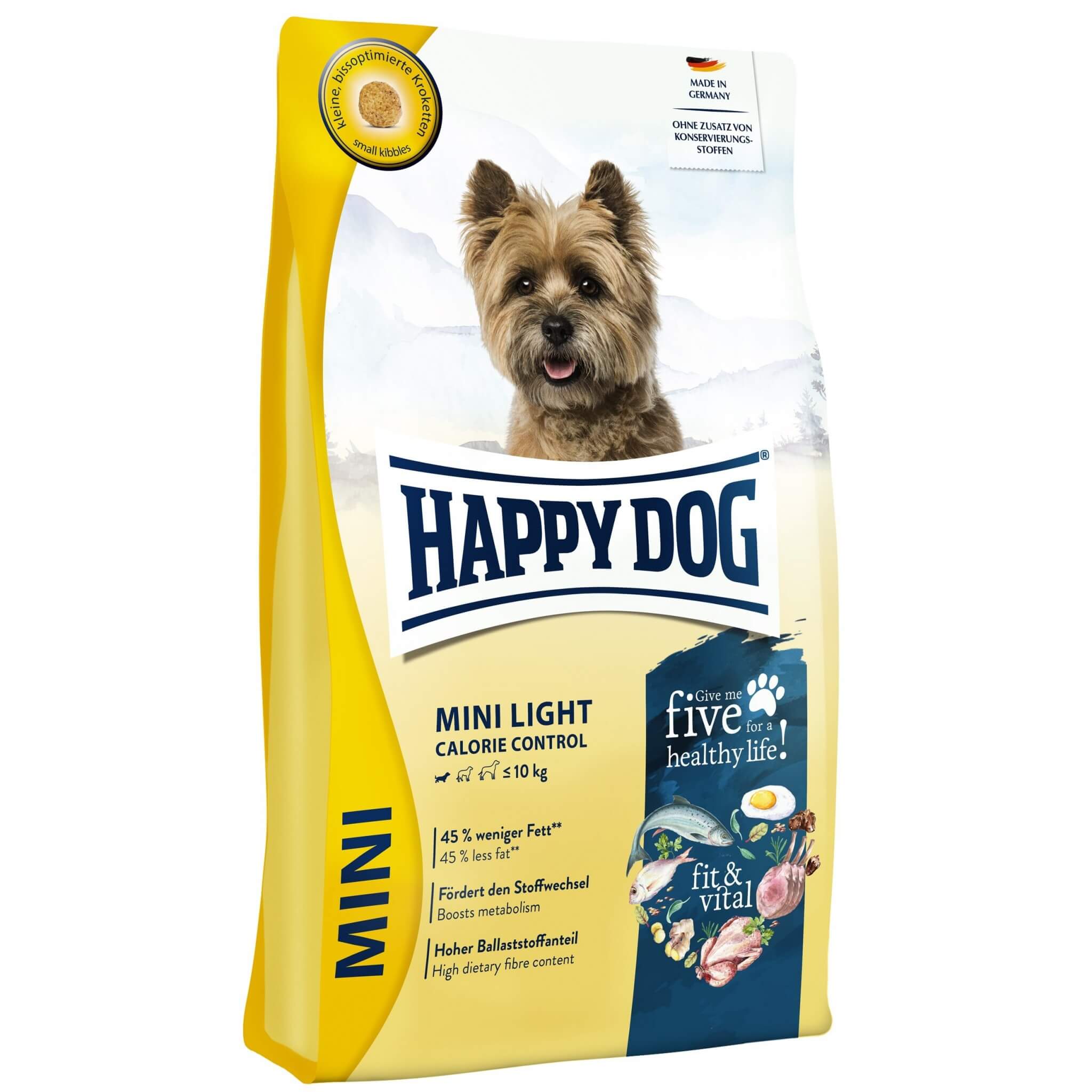 Happy Dog Mini Light - low-fat food for small dogs 4kg