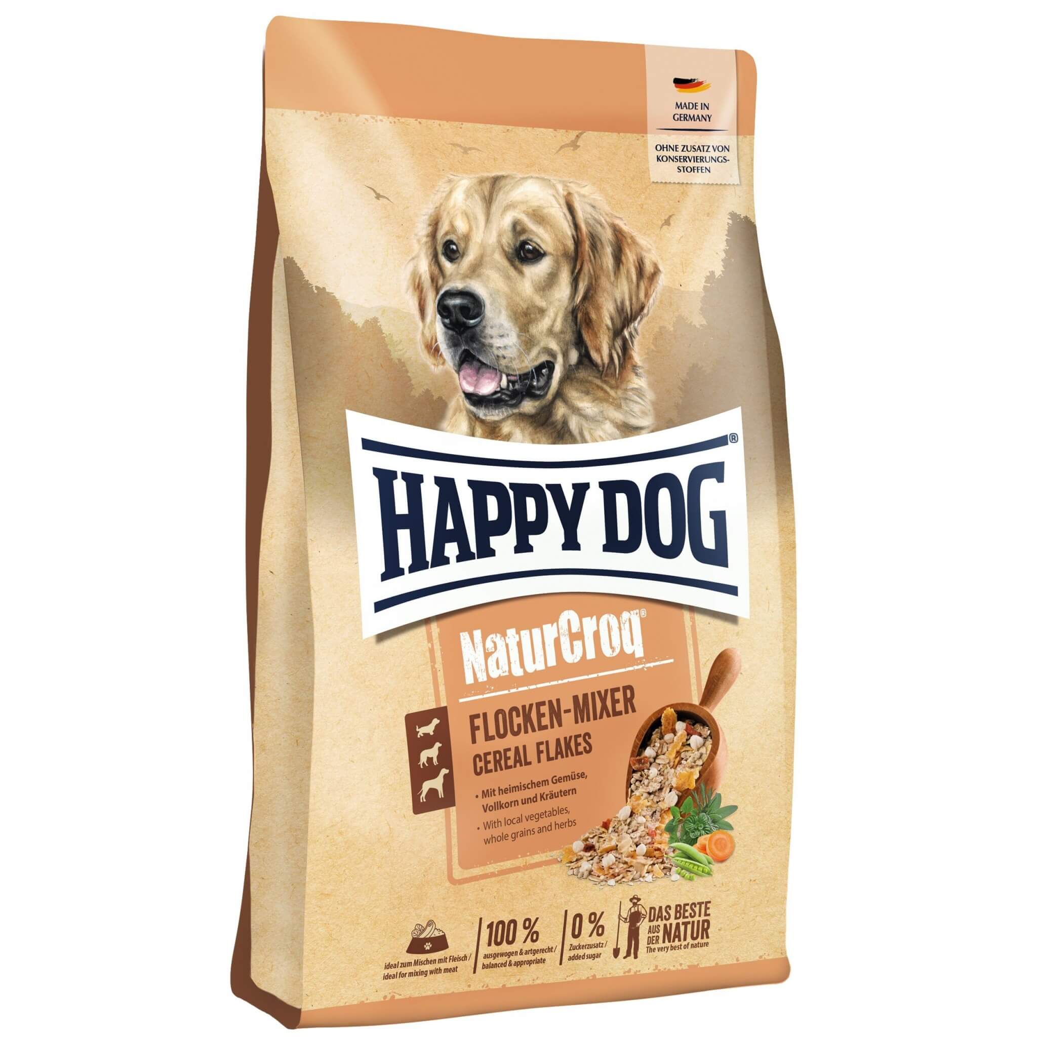 Happy Dog Premium NaturCroq Flocken Mixer, cereals