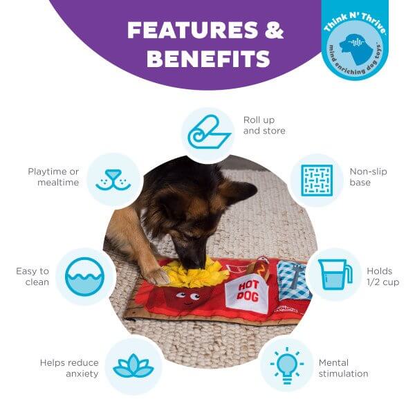 Nina Ottosson Fast Food Fun - Activation Mat for Dogs