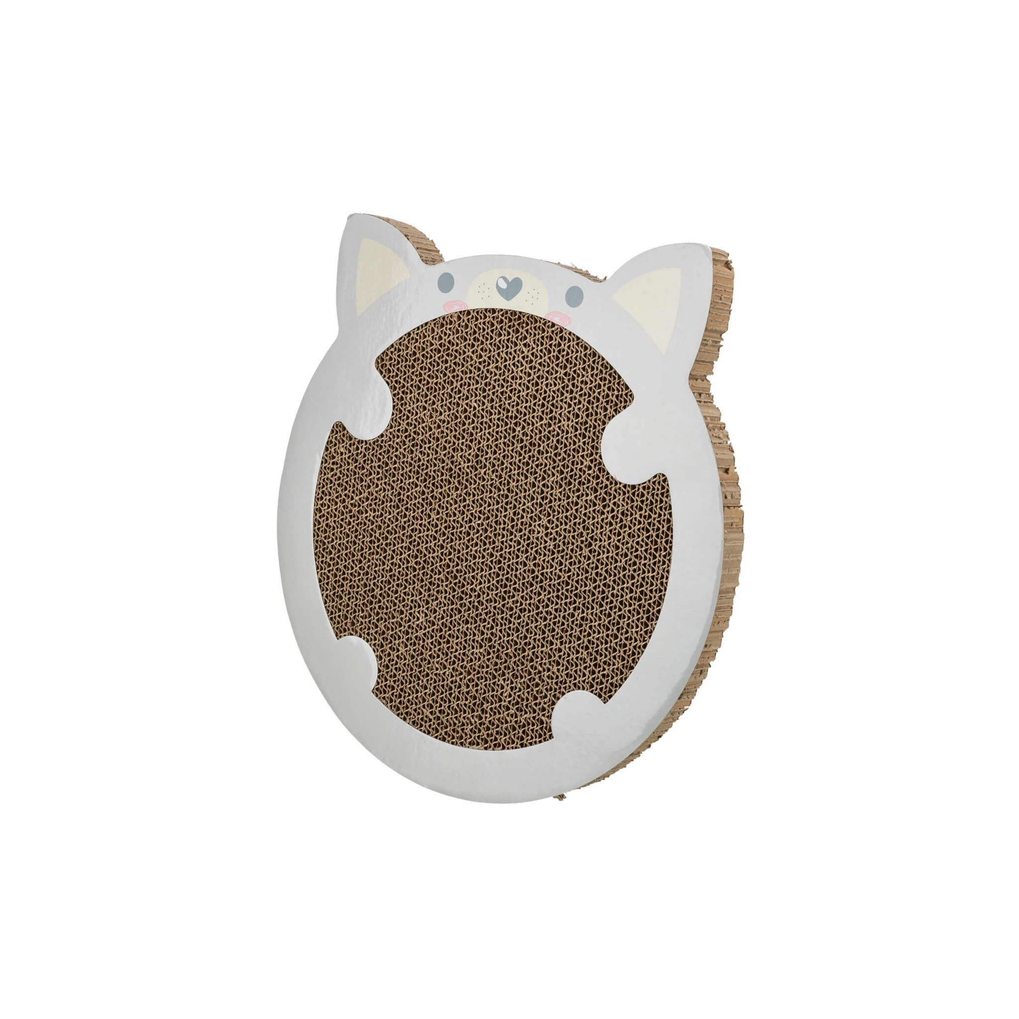 Junior cardboard scratching post hamster with catnip 31×32 cm