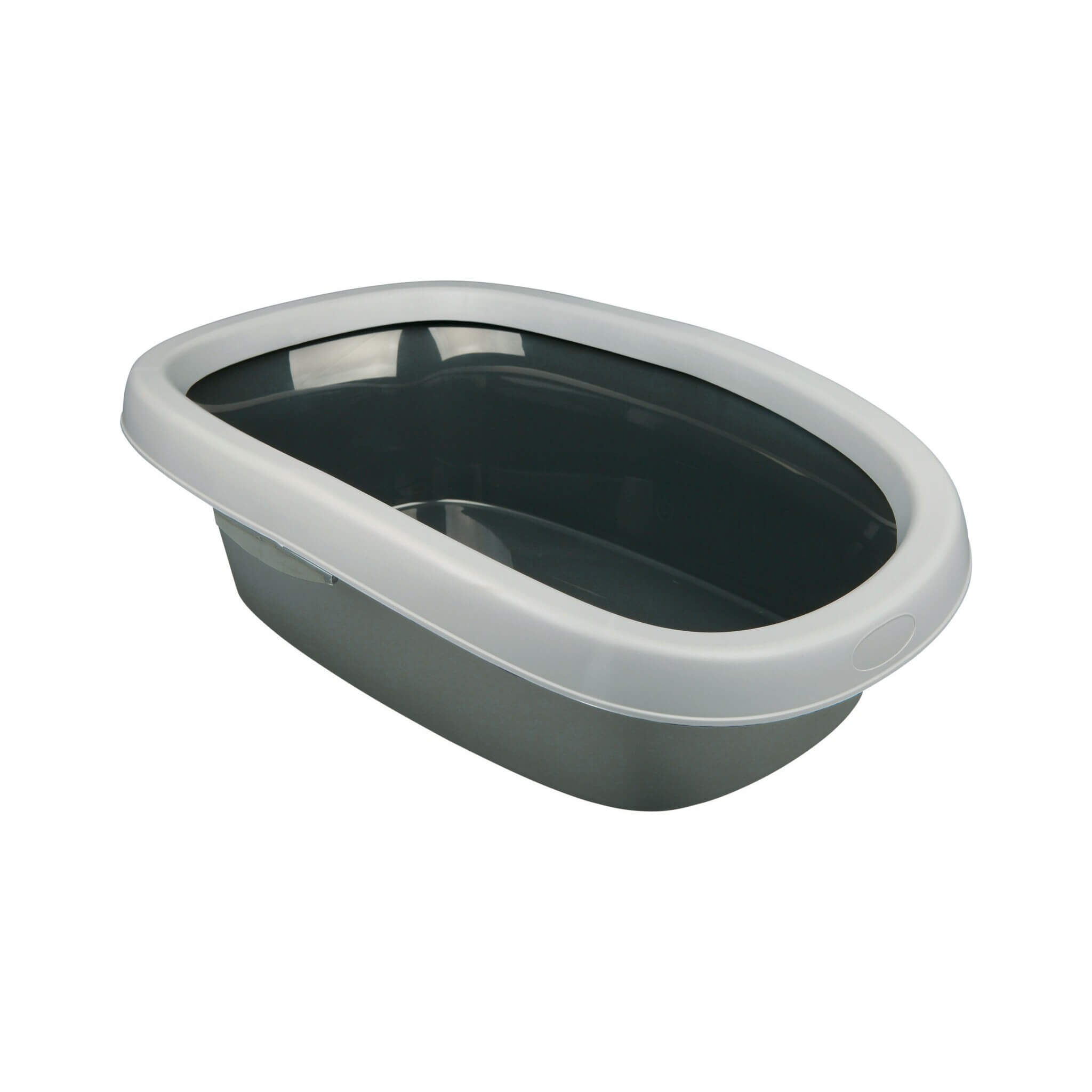 Carlo 2 litter box with rim 58 cm dark gray/light gray