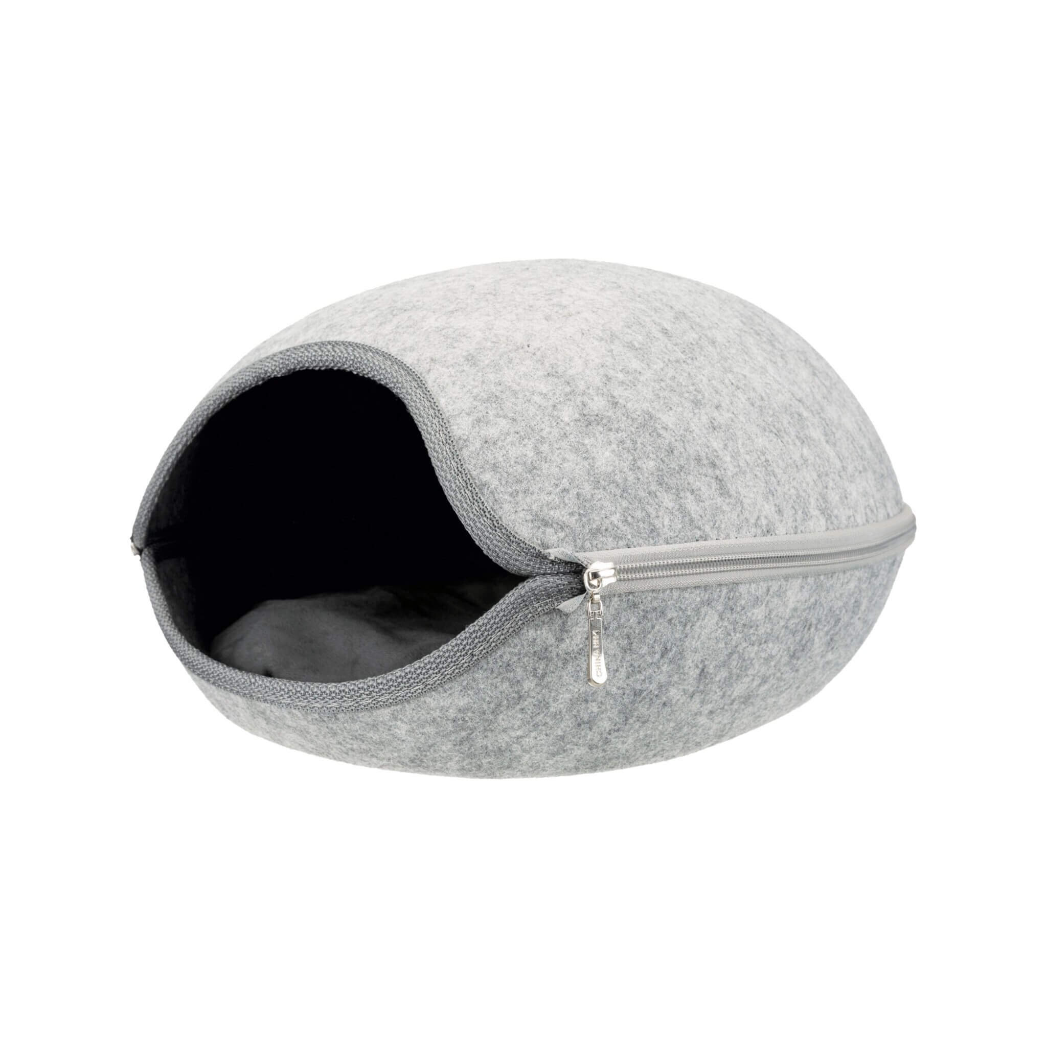 Luna Bed Closed, Light Gray, 40 × 24 × 46 cm