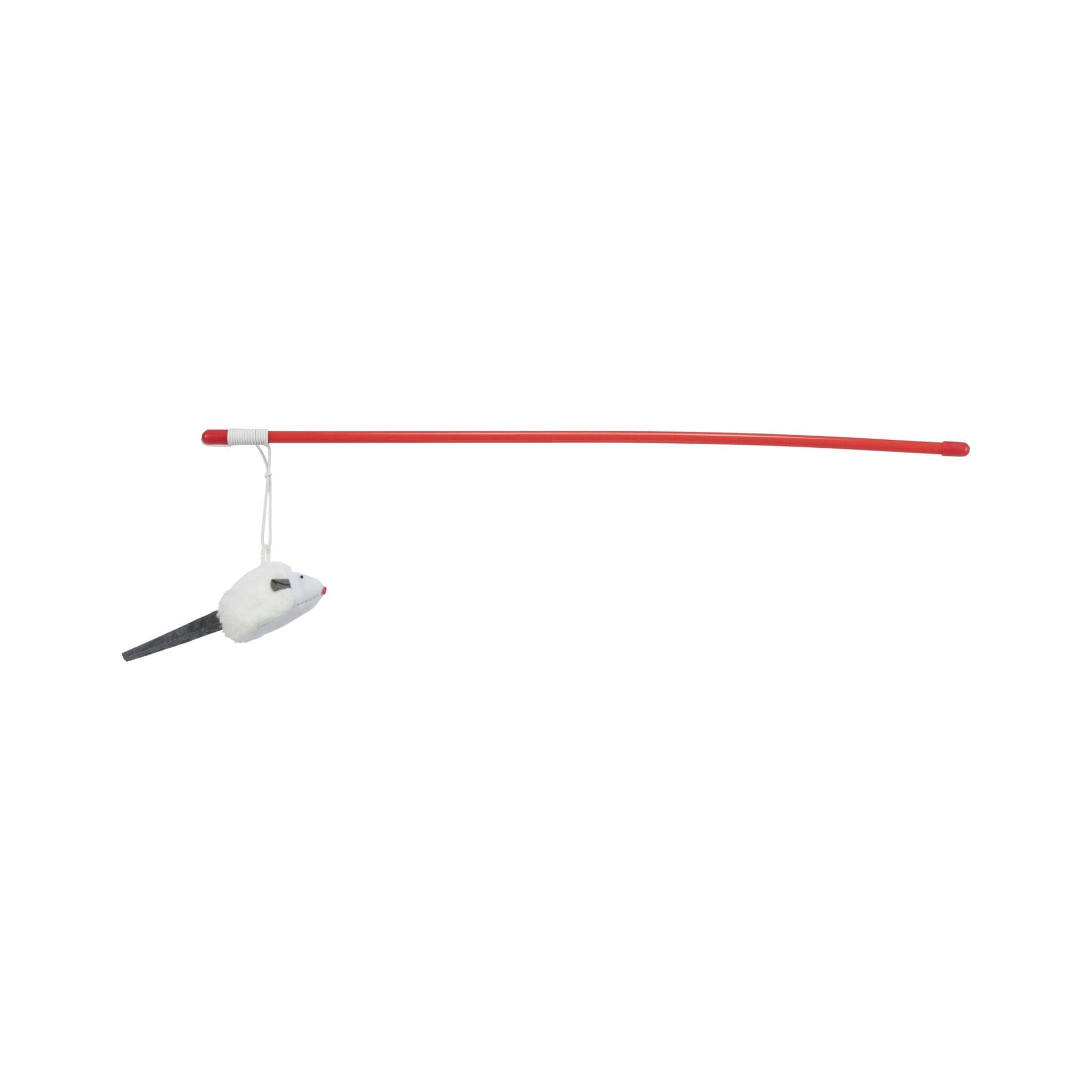 Cat Fishing Rod with Squeaky Mouse, 47 cm
