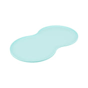 Silicone cat bowl mat mint 44×27 cm