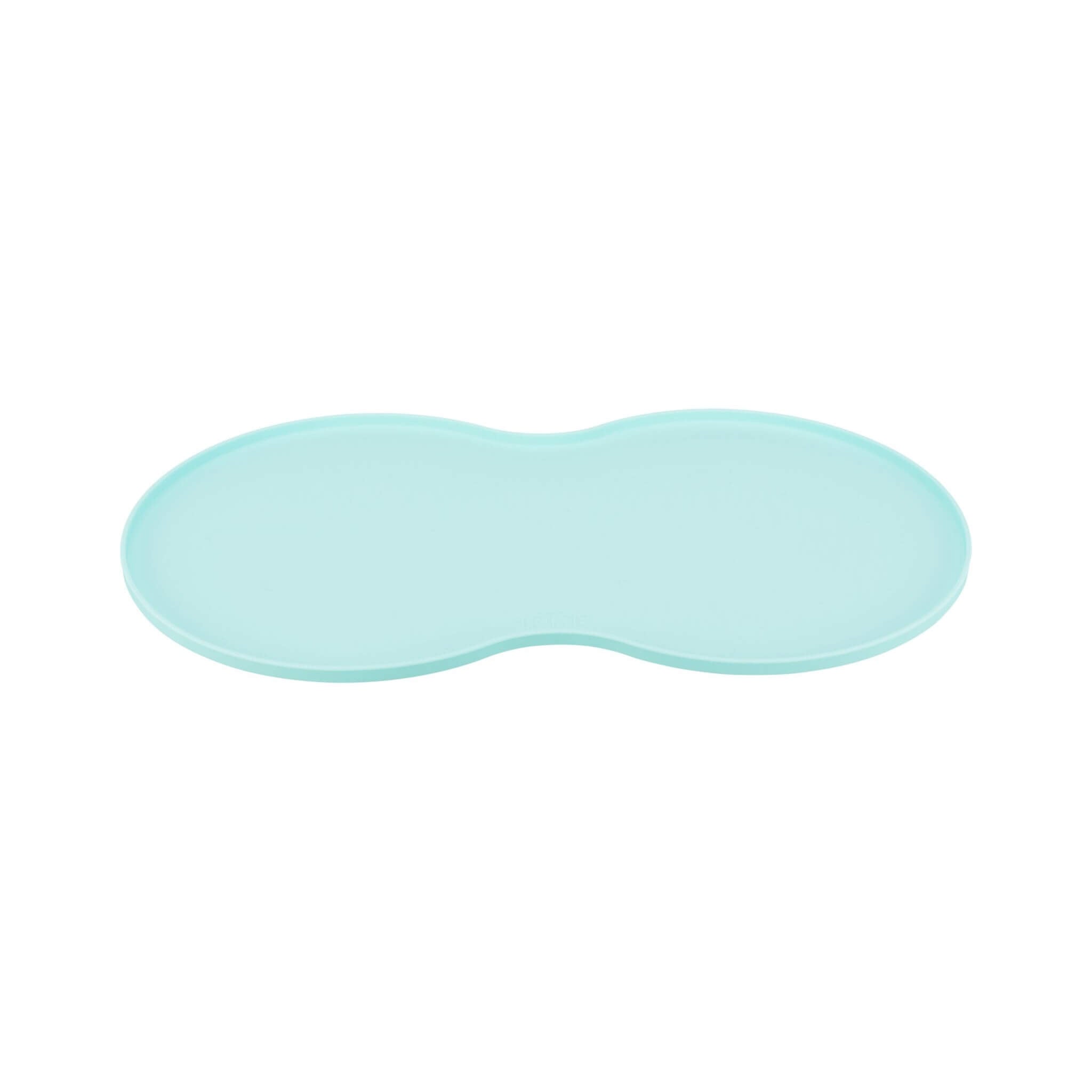 Silicone cat bowl mat mint 44×27 cm