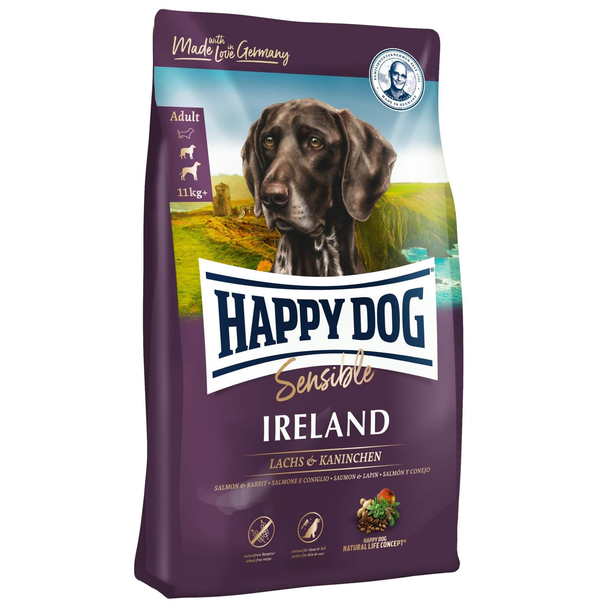 Happy Dog Ireland - Salmone e cibo di coniglio