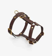 Classy luxury dog ​​harness - handcrafted from premium Italian leather