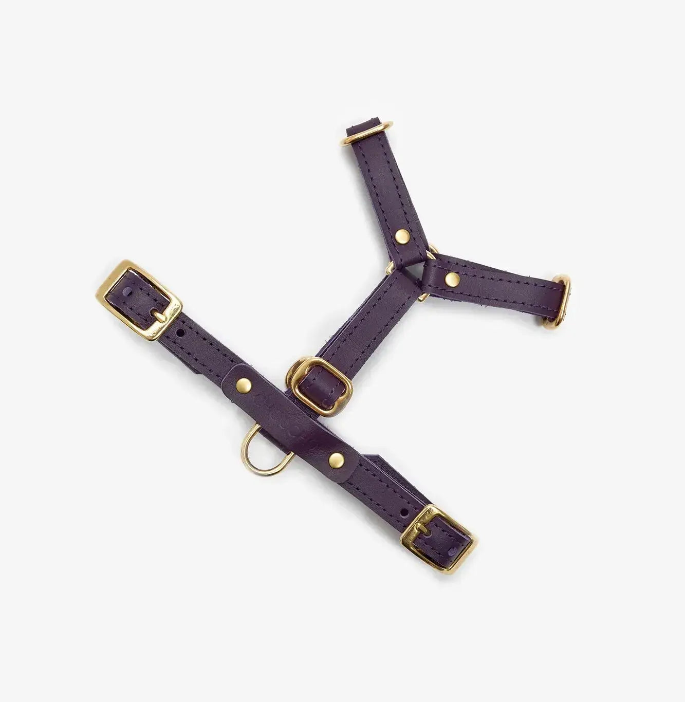 Classy luxury dog ​​harness - handcrafted from premium Italian leather
