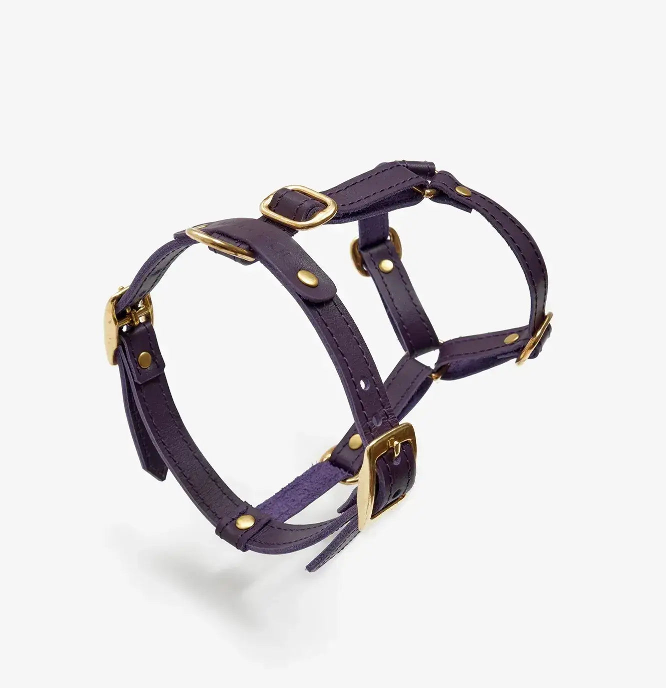 Classy luxury dog ​​harness - handcrafted from premium Italian leather